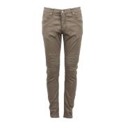 Slim Fit Jeans med Biker Syning