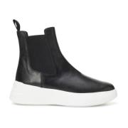 Rebel Chelsea Boots - Sorte Slip-On Sneakers til Kvinder