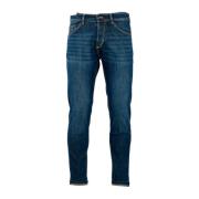 Stretch Denim Tapered Fit Jeans