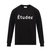 Sweatshirt med logo