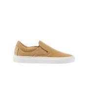 Beige Slip-On Sneakers