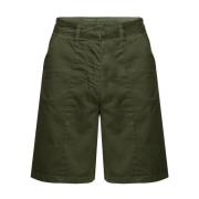 Letvægts bomuld twill Bermuda shorts