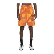 Grafisk Print Elastisk Talje Shorts