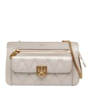 Hvid Læder Crossbody Taske - Givenchy AB God Stand