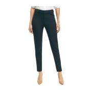 Slim Crop Bukser i Stretch-uld