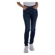 Højtaljede Skinny Jeans