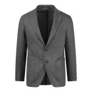 Houndstooth Uld Blazer