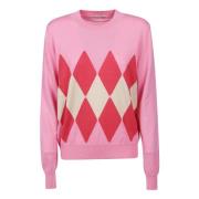 Klassisk diamon -sweater