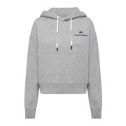 HOODED COTTON SWEATSHIRT WITH LOGO