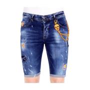 Stilfulde Jeansshorts Herre - 1016