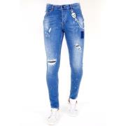 Jeans med Splatter til Mænd - 1031