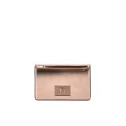 Rosa Guld Spejlet Crossbody Taske