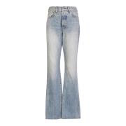 Højtaljede bootcut jeans