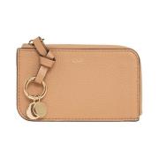 Alphabet leather card case