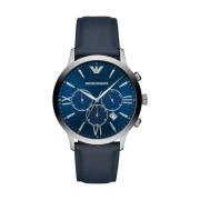 AR11226 Quartz Ur - Blå/Azure Skive, Stålkasse, 43mm