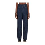 Bredbenet Sashiko Stitch Jeans