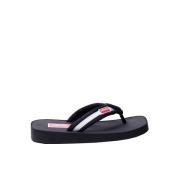 Elegante Sorte Flip Flop Mules