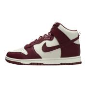 Burgundy Crush High-Top Sneakers