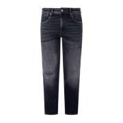 Mørk Vask Straight Jeans