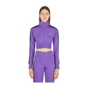 Cropped Track Top med Stand Krave