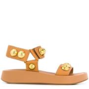 Gyldne Ball Stud Sandaler