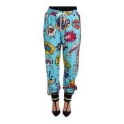 Cartoon Print Jogger Bukser