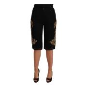 Sort Blonde Guld Barok Mode Shorts