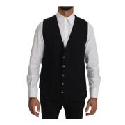 Elegant Sort Bomuldsvest