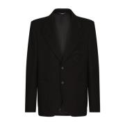 Elegant Logo-Patch Blazer