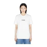 Logo Print Bomuld T-Shirt