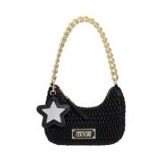 Sort Versace Jeans Couture Hobo Taske til Damer