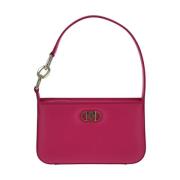 Fuchsia Nappa Skuldertaske