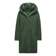 Faux Fur Shearling Jakke, Stilfuld og Varm