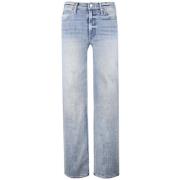 Højtaljede Straight Leg Jeans