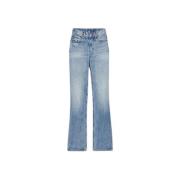 Højtaljede Flare Jeans