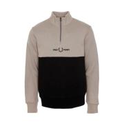 Zip Neck Sweatshirt fra Fred Perry