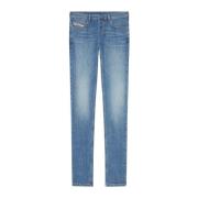 Slim Fit Jeans med Lav Skridt