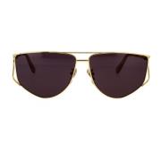 Moderne Aviator Solbriller med Sorte Linser