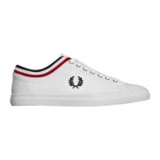 Klassiske Twill Sneakers med Ribbet Manchet