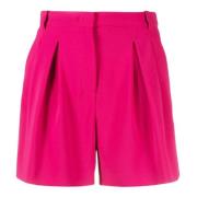 Fuchsia Elastiske Shorts