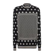 ini monogram stjerner jumper