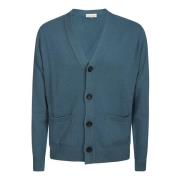 Uld Cashmere Cardigan med Lommer