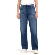 Højtaljede Wide Leg Jeans