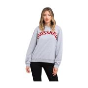 Grå Bomuldsoversize Sweatshirt