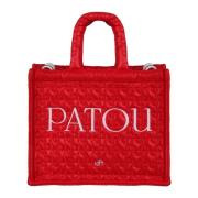 Quiltet Logo Tote Taske