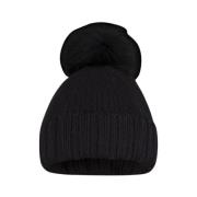 Merino Uld Pom Pom Hat