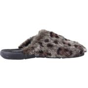 Leopard Print Slippers