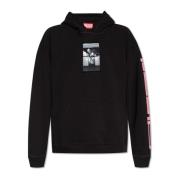 hoodie med logo