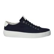 Minimalistisk Navy Canvas Sneaker