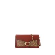 Kæde Clutch Crossbody - Tan Rust